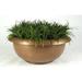 Allied Molded Products Galleria Composite Pot Planter Fiberglass in Orange/White | 14 H x 36 W x 36 D in | Wayfair 1G-3614-PD-23