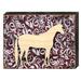 Designocracy Horse Decorated Wooden Rustic Wall Décor in Brown/Red | 6 H x 8 W x 1.5 D in | Wayfair 98155-08