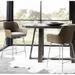 Bernhardt Meade Swivel Counter & Bar Stool Upholstered in Brown/Gray | 38.38 H x 21 W x 21 D in | Wayfair 303586