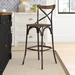 Veale Yahir Bar Stool, counter stool, counter height stools Wood/Metal in Red Laurel Foundry Modern Farmhouse® | Wayfair