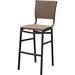 Wade Logan® Brade 30" Patio Bar Stool Wicker/Rattan in Brown | 45 H x 20 W x 20 D in | Wayfair BRSD6249 27714852