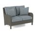 Braxton Culler Gibraltar 52" Round Arm Loveseat w/ Reversible Cushions Cotton/Polyester/Other Performance Fabrics | 36 H x 52 W x 36 D in | Wayfair