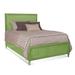 Birch Lane™ Deitrich Low Profile Standard Bed Wicker/Rattan in Green/White | 60 H x 82 W x 86 D in | Wayfair D63B94D2CD8C406E9E1A7507B8476724