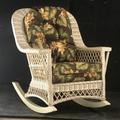Bay Isle Home™ Rosado Rocking Chair Cotton in White | Wayfair D3CDC03CDE2A40D386E00FB8FB338BD8