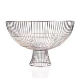 Brayden Studio® Georges Large Footed Serving Bowl Stainless Steel in Gray | 9.5 H x 14 D in | Wayfair BYST8222 43440550