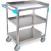 Carlisle Food Service Products 3 Shelf Utility Cart Metal in Gray | 18 W x 27 D in | Wayfair UC5031827