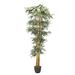 Primrue Artificial Bamboo Plant in Planter Ceramic/Plastic | 84 H x 20 W x 20 D in | Wayfair F1D39EF2239E44A0820C3ED1611E8B07