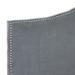 Charlton Home® Rumford Upholstered Panel Headboard Velvet in Gray | 54.1 H x 55.5 W x 4.1 D in | Wayfair CHRL9447 45792678