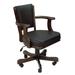 Darby Home Co Maynes High-Back Game Chair Wood/Upholstered in Black/Brown | 35 H x 22 W x 18.25 D in | Wayfair DBHC5201 31131779