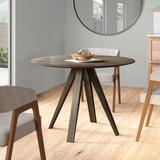 Corrigan Studio® Cullinan Solid Wood Dining Table Wood in Brown | 29 H x 48 W x 48 D in | Wayfair 847A302001F6489EB985BADF4024905B