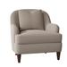 Armchair - Duralee Rockford 32" Wide Down Cushion Armchair Polyester in Gray/Brown | 33 H x 32 W x 35 D in | Wayfair