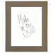 Darby Home Co Wall Mounted Dry Erase Board Manufactured Wood in Brown/White | 23 H x 17 W in | Wayfair DRBC5423 32554691