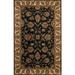 Black 126 x 93 x 0.75 in Indoor Area Rug - Darby Home Co Curland Brown/Area Rug Wool, Cotton | 126 H x 93 W x 0.75 D in | Wayfair DBHM8340 43153621