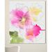 Design Art 'Light Flowers Watercolor' Painting Print on Wrapped Canvas in Pink | 20 H x 12 W x 1 D in | Wayfair PT13487-12-20