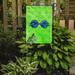 Caroline's Treasures Sunglasses Polkadot 2-Sided Polyester 15 x 11 in. Garden Flag in Green | 15 H x 11 W in | Wayfair BB8175GF