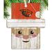 Fan Creations Texas Santa Holiday Shaped Ornament Wood in Brown | 4.25 H x 4 W x 0.25 D in | Wayfair C0981-Oregon State