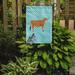 Caroline's Treasures Jersey Cow Check 2-Sided Polyester 15 x 11 in. Garden Flag in Blue | 15 H x 11 W in | Wayfair BB8003GF