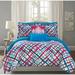 Harriet Bee Abrielle Reversible Comforter Set Polyester/Polyfill/Microfiber in Blue | Full Comforter + 7 Additional Pieces | Wayfair