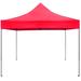 Devoko 10 Ft. W x 10 FT. D Steel Pop-Up Canopy Metal/Steel/Soft-top in Red | 49.6 H x 117 W x 117 D in | Wayfair FairDCNP9111