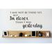 Design W/ Vinyl I May Not Be There Yet, But I'm Closer Than I Was Yesterday Wall Decal Vinyl in Black | 8 H x 20 W in | Wayfair OMGA6541275