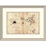 East Urban Home 'Portolan Map of the Western Hemisphere Showing What Will Become the United States | 23 H x 30 W x 1.5 D in | Wayfair