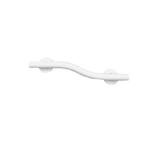 CSI Bathware Right Hand Wave Grab Bar Metal in White | 5 H x 1.25 D in | Wayfair BAR-WR14-TW-125-PW