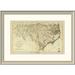 East Urban Home 'State of North Carolina, 1796' Framed Print Paper in Gray | 21 H x 30 W x 1.5 D in | Wayfair EASN3856 39506540