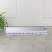 Ebern Designs Berna Amenity Bathroom Accessory Tray Resin in White | 1.18 H x 9.84 W x 5.5 D in | Wayfair EBDG2500 42834753