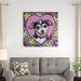 East Urban Home Hippie Hound Studios 'Chihuahua' Print on Wrapped Canvas in Blue/White | 24 H x 12 W x 0.75 D in | Wayfair