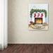 The Holiday Aisle® 'Night Before Christmas V' Print on Wrapped Canvas in Brown/Green/Red | 19 H x 14 W x 2 D in | Wayfair