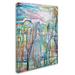 East Urban Home High on the Mountain Tops by Lauren Moss - Wrapped Canvas Print Canvas in Blue/Pink/Yellow | 19 H x 14 W x 2 D in | Wayfair