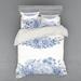 East Urban Home Duvet Cover Set Microfiber in Blue | Queen Duvet Cover + 3 Additional Pieces | Wayfair 9FB84BF0B217436482F9D9B08A9B5A28