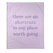 East Urban Home Handwritten No Shortcuts Quote Fleece Throw Polyester in Indigo | 60 W in | Wayfair 7E32077D4900459A9F5EA557E5C10E2E