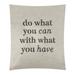 East Urban Home Polyester Handwritten Do What You Can Quote Tapestry Polyester in Gray | 80 H x 68 W in | Wayfair 964A4B65842E482D8A15FB7E65CB8C79