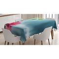East Urban Home Ambesonne Spa Tablecloth, Spa Theme w/ Lily Lotus Flower & Rocks Yoga Style Purifying Your Soul Theme | 52 D in | Wayfair