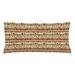 East Urban Home Primitive Indoor/Outdoor Geometric Lumbar Pillow Cover Polyester in White | 16 H x 36 W x 0.1 D in | Wayfair