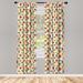 East Urban Home Semi-Sheer Rod Pocket Curtain Panels Polyester | 84 H in | Wayfair 1257A7A8857A42B2A5BD21ACD68D39E2