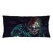 East Urban Home Zombie Indoor/Outdoor Lumbar Pillow Cover Polyester in White | 16 H x 36 W x 0.1 D in | Wayfair CD92113AE6F24003841E56FEFD41AE33