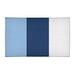 White 24 x 0.25 in Area Rug - East Urban Home Tampa Bay Flatweave Light Blue/Navy/Rug Chenille | 24 W x 0.25 D in | Wayfair