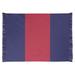 Blue/Navy 54 x 0.25 in Area Rug - East Urban Home St Louis Striped Midnight Navy Blue/Red Area Rug Chenille | 54 W x 0.25 D in | Wayfair
