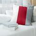 East Urban Home Los Angeles Anaheim Baseball Linen Striped Pillow Cover Linen in Red/Gray/White | 14 H x 14 W x 1 D in | Wayfair