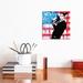 East Urban Home American Psycho: Patrick Bateman by MR BABES - Painting Print Canvas in Black/White | 12 H x 12 W x 0.75 D in | Wayfair