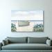 Rosecliff Heights Beach Days I - Wrapped Canvas Print Canvas in Blue/White | 18 H x 26 W x 1.5 D in | Wayfair A48D1EADC0954A40864631B2A61FE399