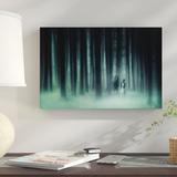 East Urban Home 'He Had Forest Fairy' Graphic Art Print on Canvas in Black/Green | 12 H x 18 W x 1.5 D in | Wayfair