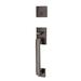 Emtek Baden Single Cylinder Keyed Entry Handleset in Brown | 18 H x 3 W x 3 D in | Wayfair 4820ROUUS10B