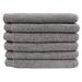 Everplush Luxury Plush 6 Piece Washcloth Towel Set Terry Cloth/Cotton Blend in Gray | Wayfair EPPWC-002-21