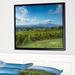 East Urban Home 'View of the Yarra Valley Melbourne' Floater Frame Photograph on Canvas Canvas, Cotton in Green | 14 H x 22 W x 1 D in | Wayfair