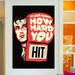 East Urban Home 'How Hard You Hit' by Butcher Billy Vintage Advertisement on Wrapped Canvas in Black/Gray/Red | 12 H x 8 W x 0.75 D in | Wayfair