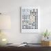 East Urban Home 'Modern Art - Earthy Dots' Graphic Art Print Canvas in Black/Blue/Gray | 12 H x 8 W x 0.75 D in | Wayfair ESRB7014 39485949