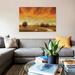 East Urban Home 'Moment to Moment' Painting Print on Canvas in Brown/Gray | 8 H x 12 W x 1 D in | Wayfair ESUR7594 37459591